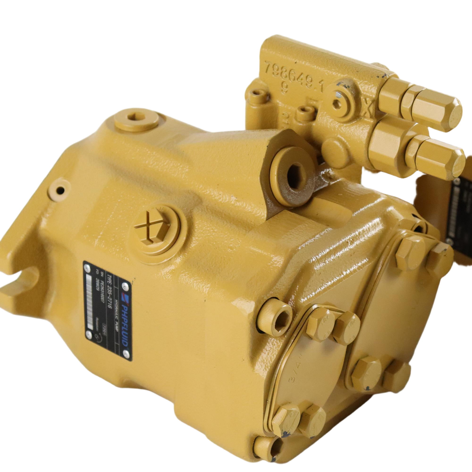 Afermarket Nuevo CAT 235-2716,10R-7394 Bomba de pistón hidráulico compatible con cargador de ruedas Caterpillar 980H 980G