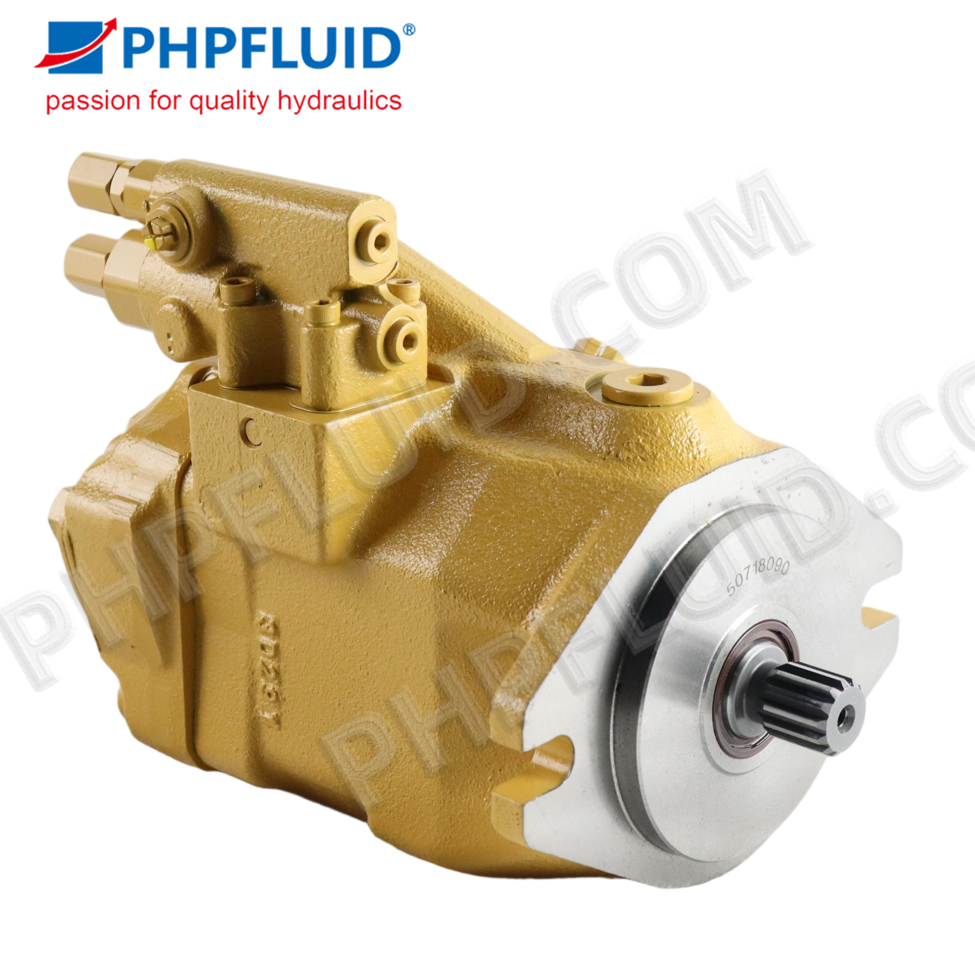 Afermarket Nuevo CAT 235-2716,10R-7394 Bomba de pistón hidráulico compatible con cargador de ruedas Caterpillar 980H 980G